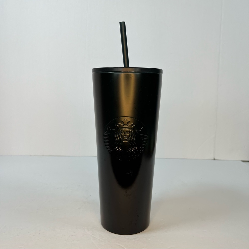 Starbucks 24oz Tumbler Hunter Army Green Soft Touch Matte Venti Straw‎ Cold Cup
